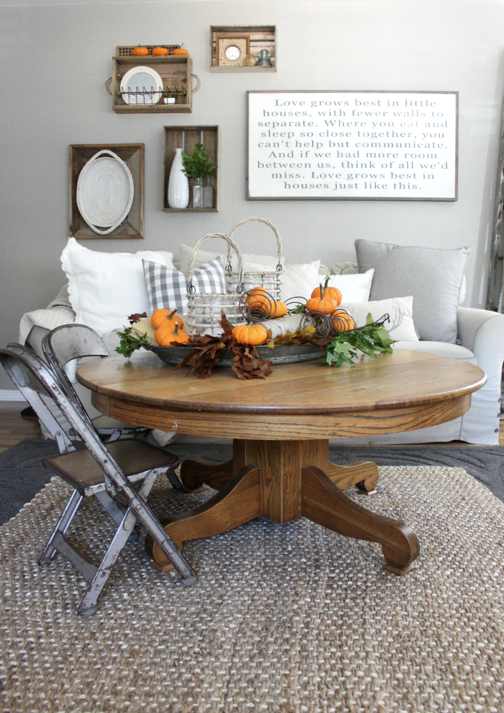 My Fall Family Room by An Inspired Nest