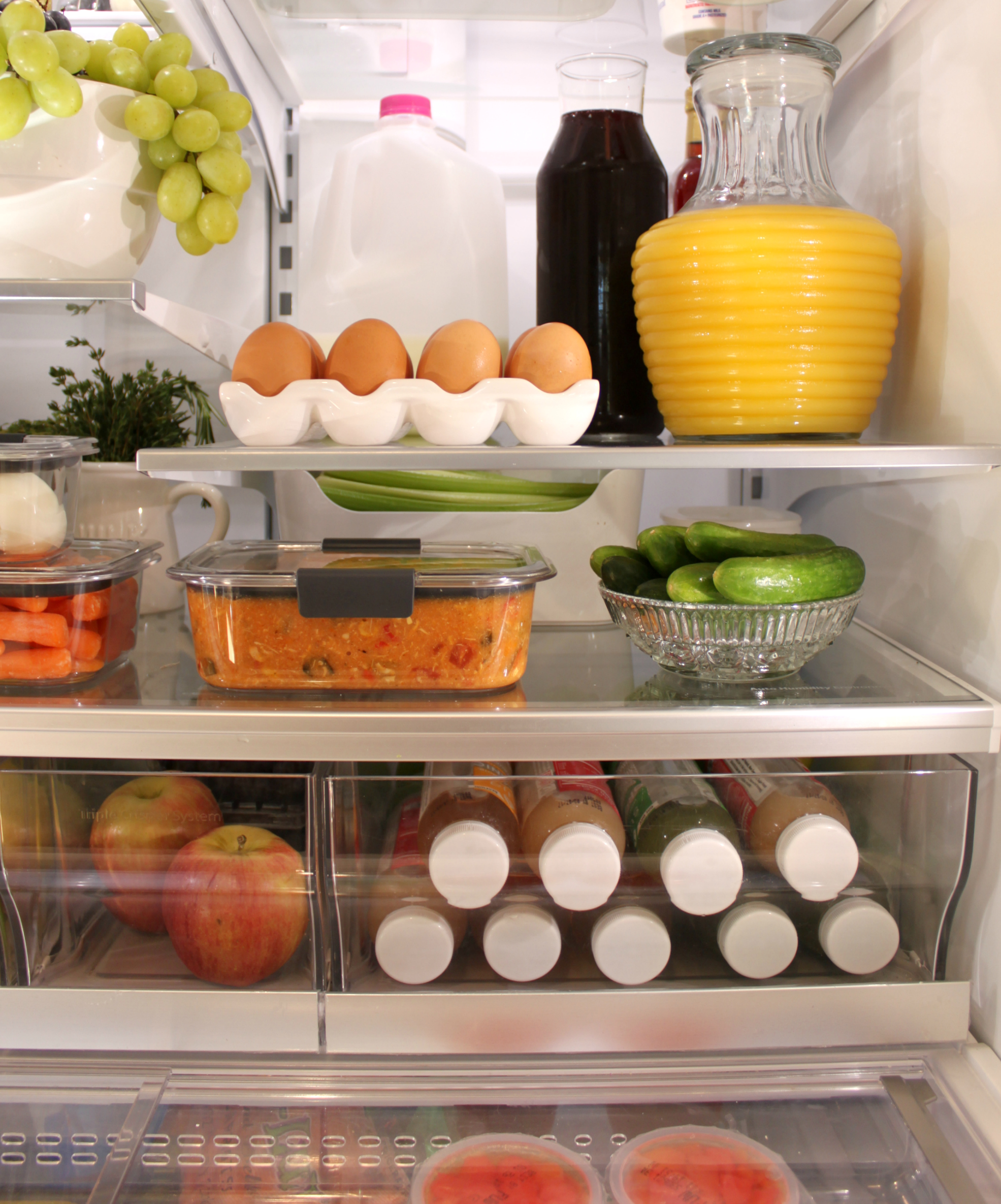 Fridge to Oven Leftovers with Rubbermaid Brilliance Glass Food